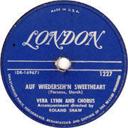 Auf Wiederseh'n Sweetheart - Vera Lynn